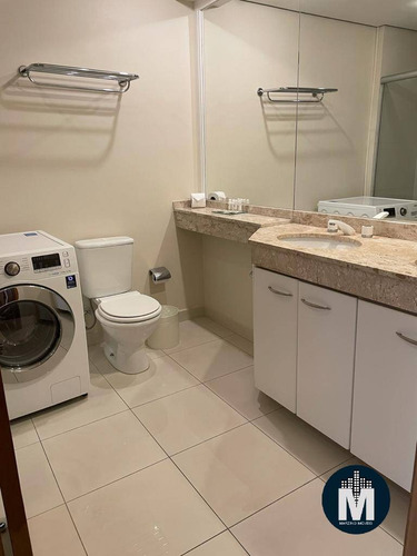 Imagem 10 de 15 de Flat No Sequóia 54m², Varanda , Vaga De Garagem - Al Madeira Alphaville - Lm175