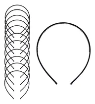 Comprar Kit 12 Tiaras Para Cabelo Com Dentinhos Arquinho Plástico