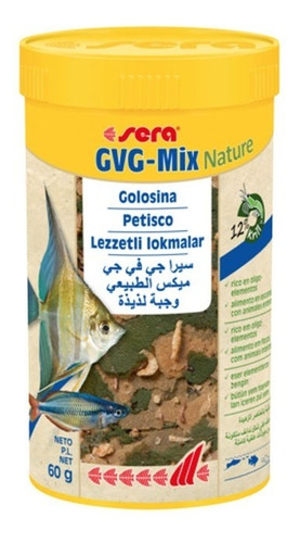 Alimento Peces Sera Hojuelas Gvg Mix 250ml