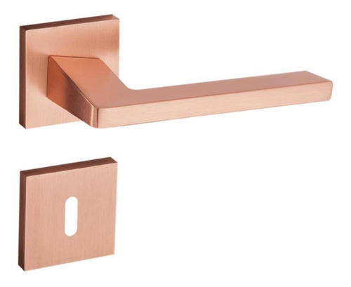 Fechadura Para Porta Interna Rose Gold Karli Pado 55mm