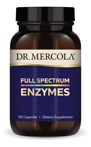 Enzimas De Espectro Completo Dr. Mercola 90 Cápsulas