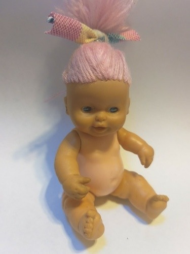 Muñeca Pancitas Y Su Mundo - Retro Años 80's Pelo Rosa 