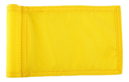 Bandera De Golf De Nylon Con Tubo Insertado Putting Amarillo