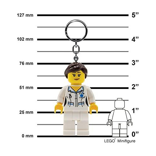 Llavero De Lego Con Figura Nurse Keychain 3'' Classic Con