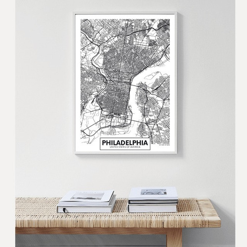 Cuadro - 20x30 Cm - Mapas