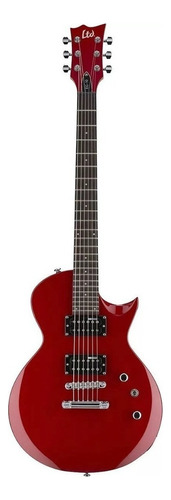 Guitarra eléctrica LTD EC Series EC-10 de tilo red negro con diapasón de engineered hardwood