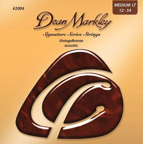 Cuerdas De Guitarra Acustica Dean Markley Signature Mdlight