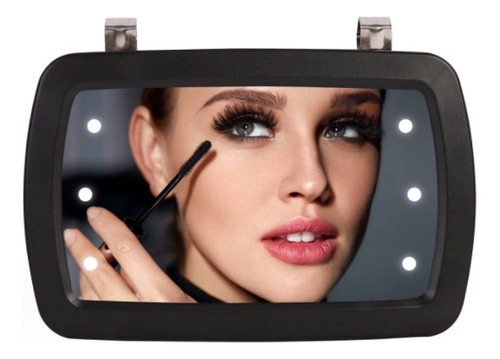 Sombrilla De Coche Led Espejos De Maquillaje Visera Auto Hd