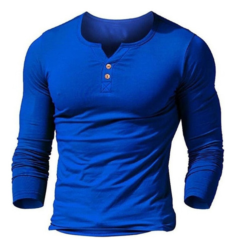Men's Long Sleeve Button Up Shirt, Casu Tee