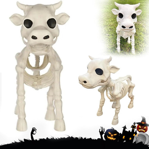 Decoración Esqueleto De Vaca De Halloween Decoración Terror