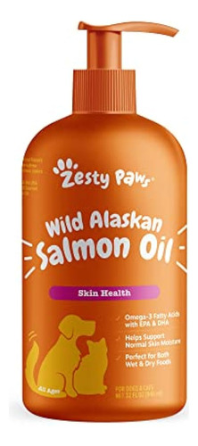 Aceite De Salmon Salvaje De Alaska Para Perros Y Gatos - Sop