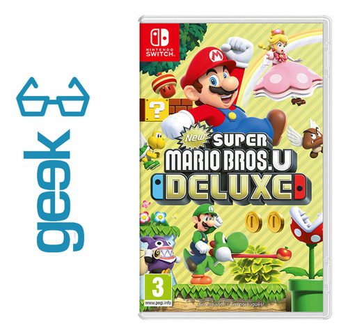 New Super Mario Bros U Deluxe Nintendo Switch Físico - Geek