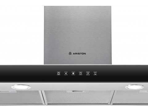 Imagen 3 de 10 de Campana Ariston Ahbs 9.7f Lti X 90 Cm 761m3/h Touch Control