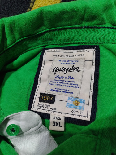Chomba Kevingston Rugby Irlanda Team Ferro Vibes 3xl (Usado)