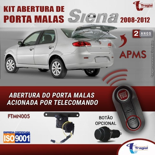 Imagem 2 de 4 de Kit Abertura De Porta Malas Tragial Apms Siena E Palio
