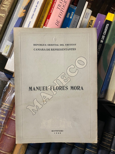 Homenaje Manuel Flores Mora, Maneco Tomo 1,  1986   A7