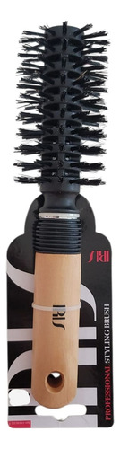 Cepillo Redondo De Madera Iris Profesional Styling Brush Cepillo De Madera Negro