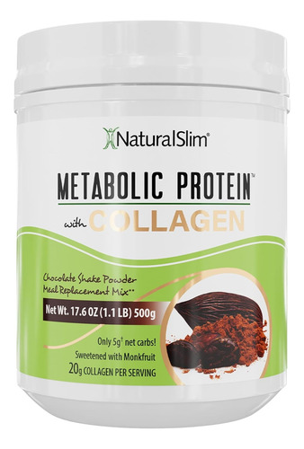 Metabolic Protein Con 20g De Colageno 500g, Naturalslim