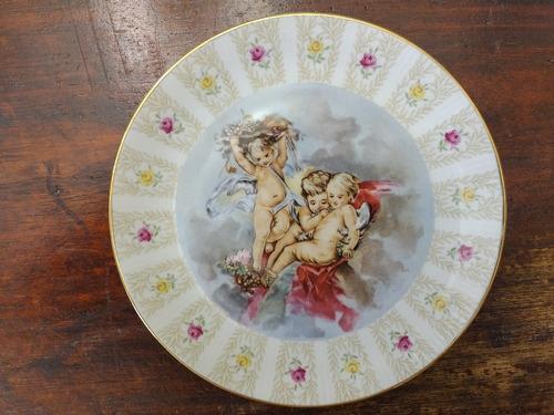 Plato Antiguo Decorativo Porcelana Bavaria #4326