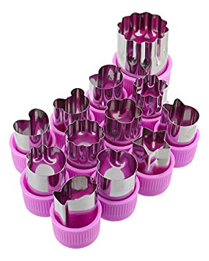 Spec101 Vegetable Chopper - 12pc Mini Food Chopper Con Flor,
