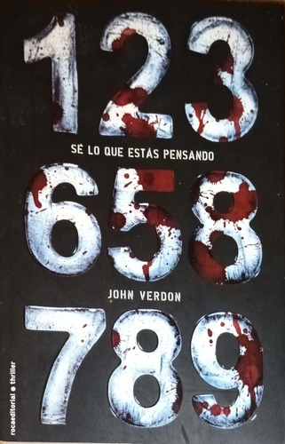 Se Lo Que Estás Pensando. John Verdon.