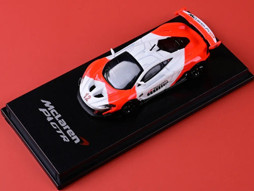 Miniatura Ayrton Senna Mclaren P1 Gt-r Cm-model 1:64 (7cm) Cor Vermelho