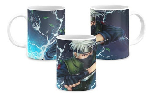 Caneca Kakashi Hatake Raios - Naruto Shippuden