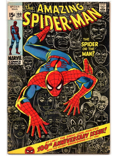 Cómic Amazing Spiderman #100 1971 Stan Lee No Fantasy 15 Cgc