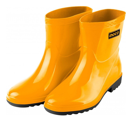 Bota Lluvia Corta Amarilla Talle 45 Ssh102l.45 Ingco