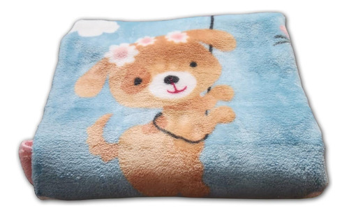 Cobertor Infantil 0,90x1,10 Jolitex Super Macio Cachorrinha