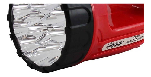 Lanterna Recarregavel Western 15 Led Com Alca El-344