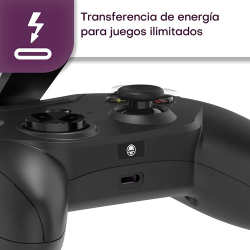 Control Gamer Riotpwr Para iPhone, Sin Cables, 1000 Juegos Color Negro