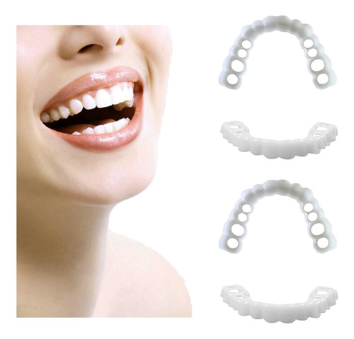 2×prótesis Dentales Superiores E Inferior B
