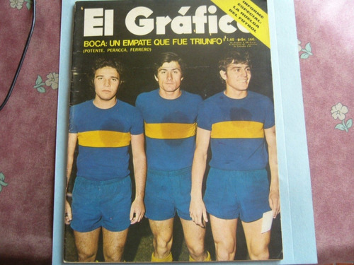 Boca Gimnasia Mendoza Fangio / El Grafico 2718 / 1971