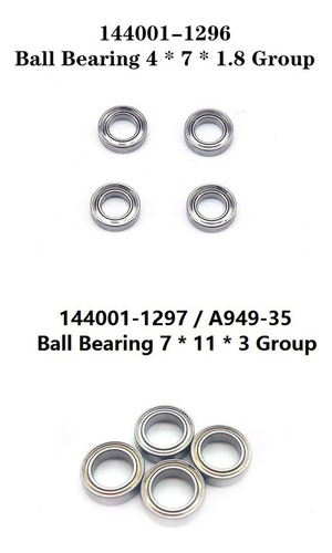 Juego De 20 Rodamientos De Bolas Para Wltoys 144001 144002 1