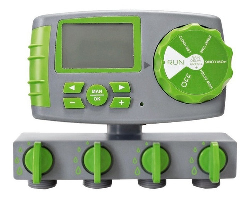 Imagen 3 de 8 de Programador Digital Riego 0.5 Bar 4 Zonas Aquaflex + C