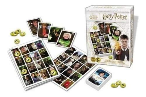 Juego De Mesa Harry Potter Lotería Con Cartas Milouhobbies