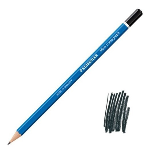 Lapiz Negro Grafito Staedtler Lumograph 4b