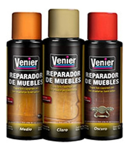 Reparador De Muebles Venier Claro Medio Oscuro 125cc Mm