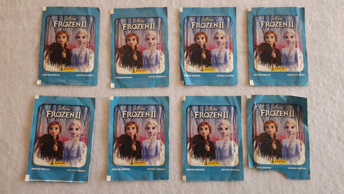 Lote 8 Paquetes Figuritas Álbum Frozen 2 Disney Panini