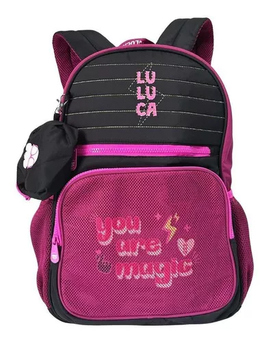 Mochila de Costas Clio Luluca Magic - LU2461 - Roxa - Luxgolden