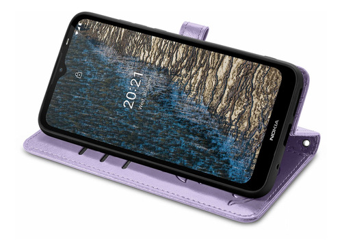 Funda Con Tapa Tipo Cartera Sd62 Para Nokia C10/c20