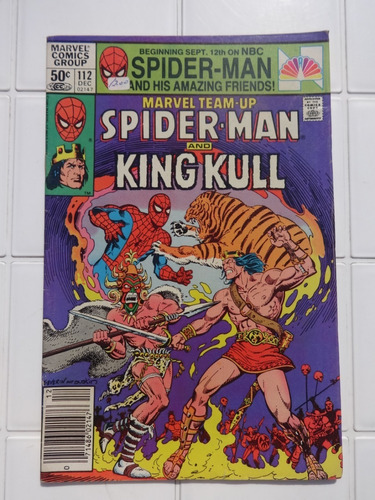Hq Marvel Team-up Nº 112 Spider-man And King Kull 1981