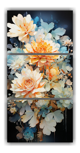 90x180cm Set 3 Artes De Pared Forma Linda A Succulents Flowe