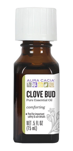 Aura Cacia Aceite Esencial De Clavo Clove Bud 15ml