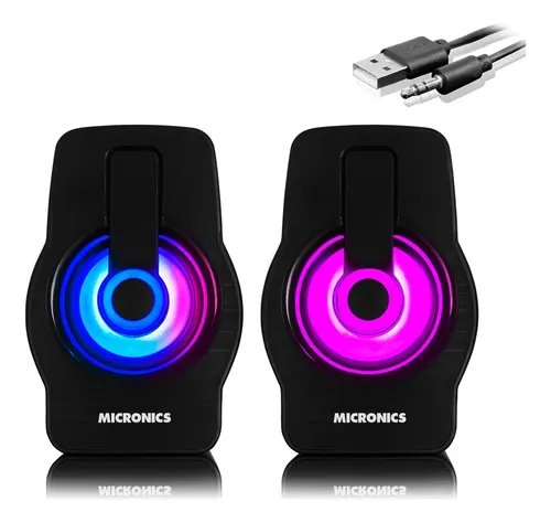 comprar Parlante Gamer Micronics Neon Plus Rgb S327+