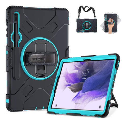Funda Para Galaxy Tab S7 Fe 12.4 PuLG 2021 Menta Verde 12.4