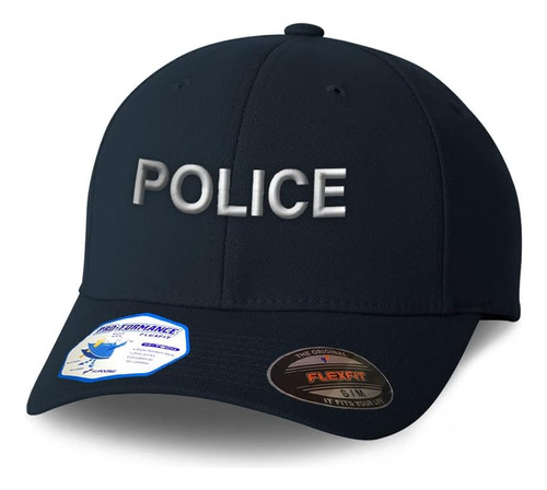 Sombreros Flexfit Hombres Y Mujeres Estilo Bloque Policía Xl