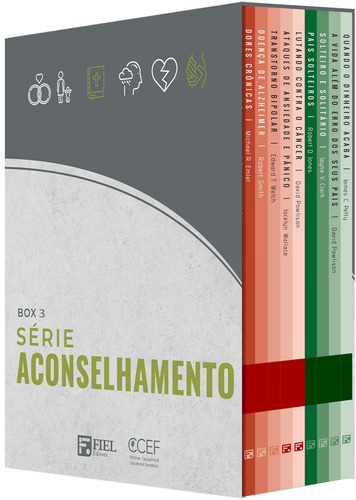 Box 3: Série Aconselhamentos (nº 19 ao nº 27), de Vários autores. Série Aconselhamentos Editora Missão Evangélica Literária, capa mole em português, 2018