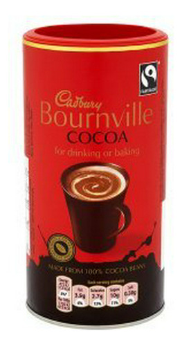 Cacao En Polvo Cadbury Fairtrade Bournville De Uk